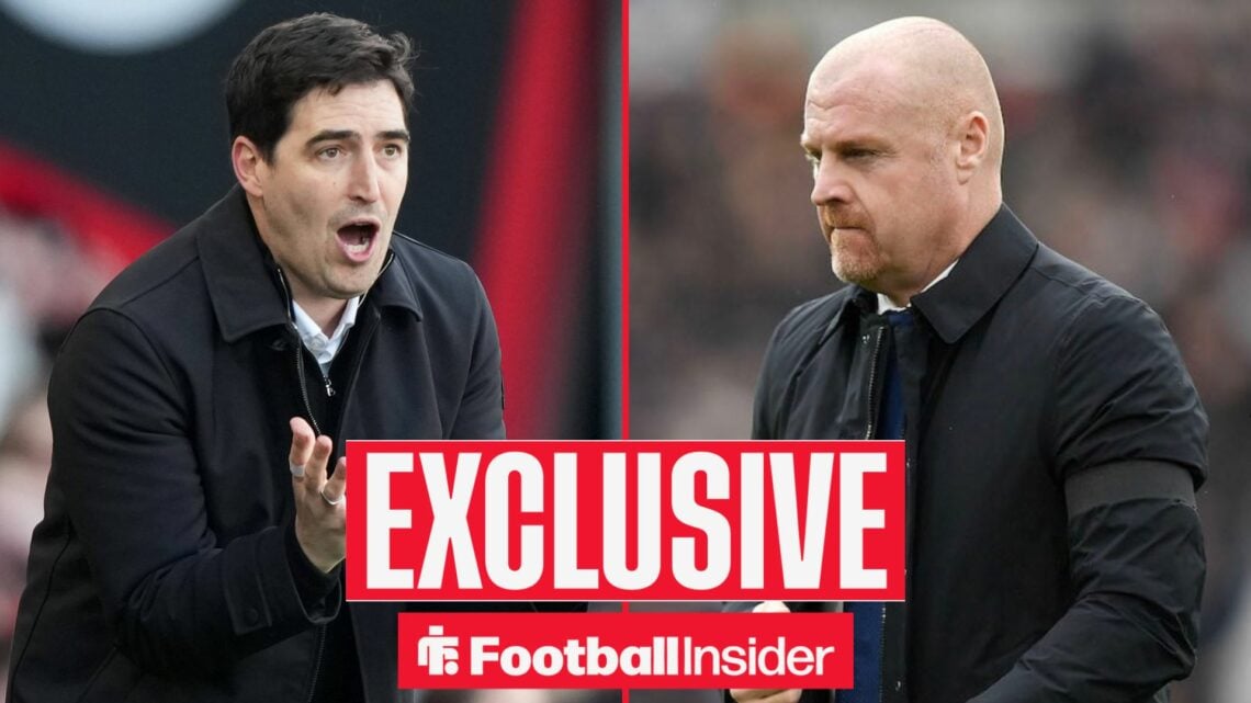 Andoni Iraola and Sean Dyche side-by-side