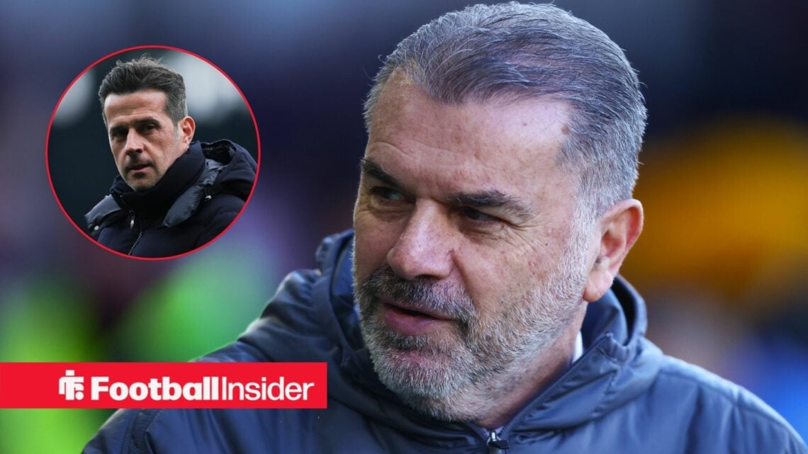 Ange Postecoglou with Marco Silva inset