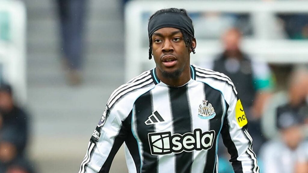 Anthony Elanga in action for Newcastle United