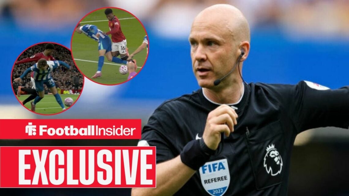 Anthony Taylor, Amad penalty decision v Brighton