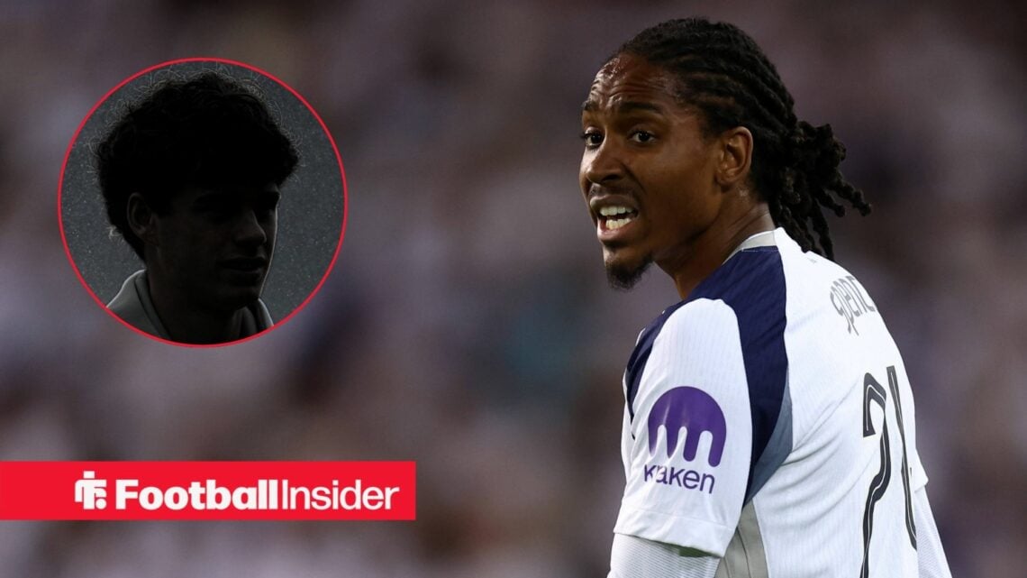 Archie Gray faded out on the left with an angry Djed Spence on the right for Tottenham