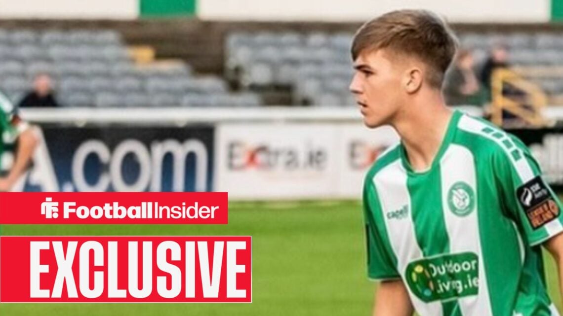 Billy O'Neill looking focused for Bray Wanderers