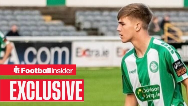 Billy O'Neill looking focused for Bray Wanderers