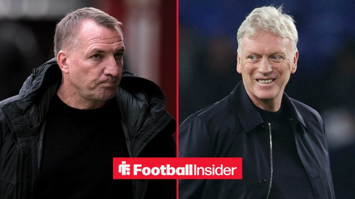Brendan Rodgers and David Moyes on the touchlines at Celtic and Everton respectively