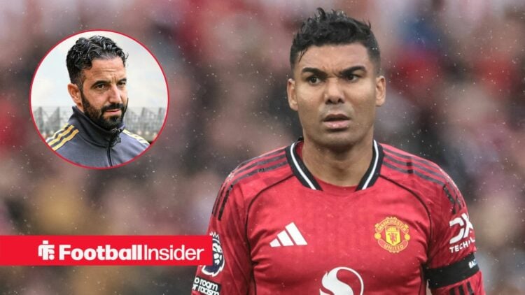 Casemiro in action for Man United