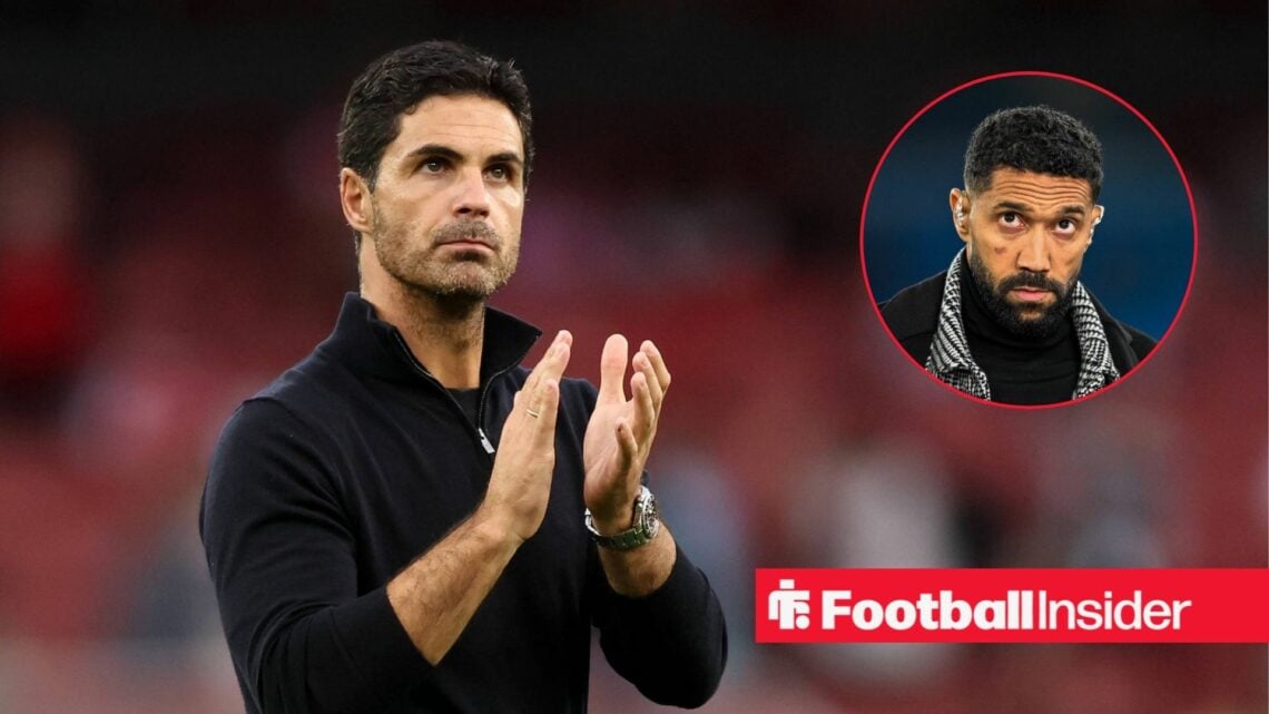Arsenal boss Mikel Arteta with Gael Clichy inset