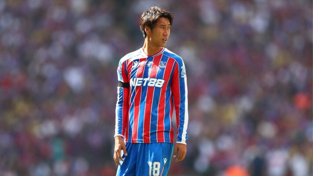 Daichi Kamada in action for Crystal Palace