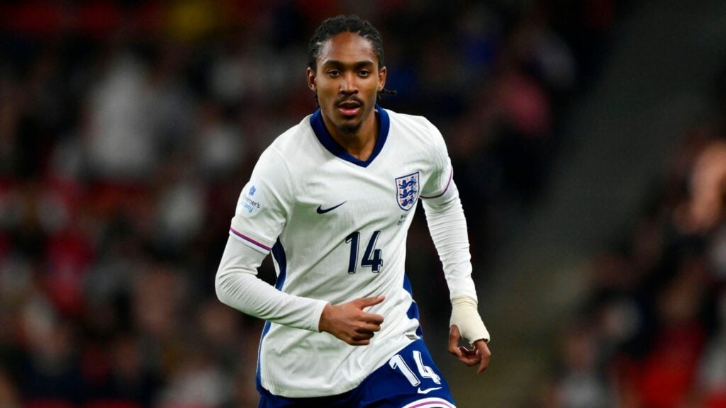 Djed Spence in action for England