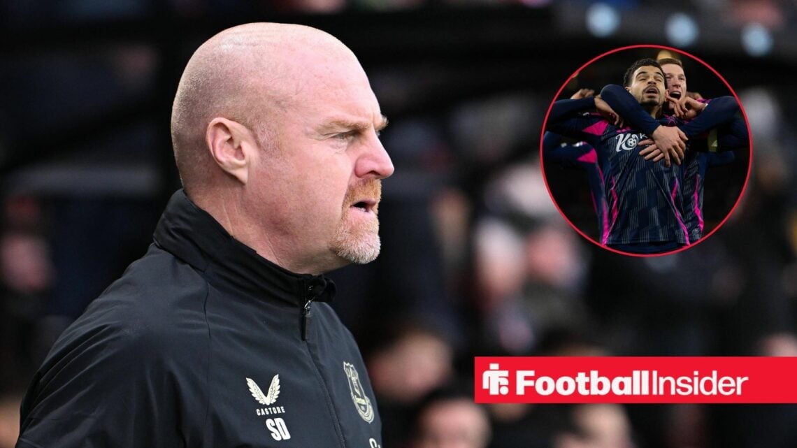 Sean Dyche with Nottingham Forest star Morgan Gibbs-White inset