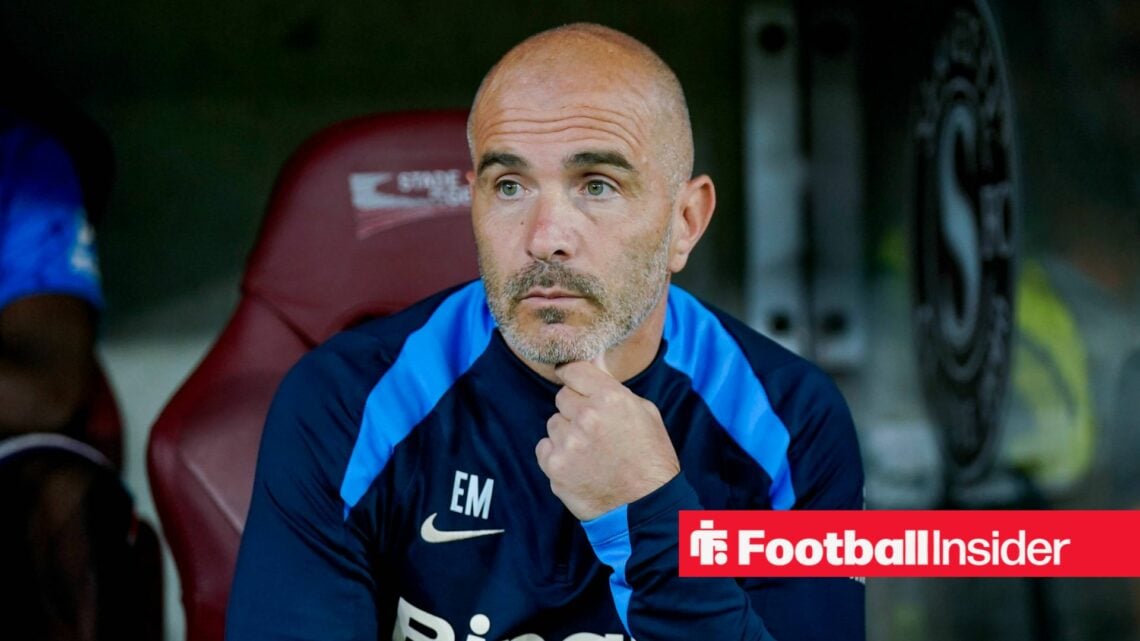 Enzo Maresca deep in thought