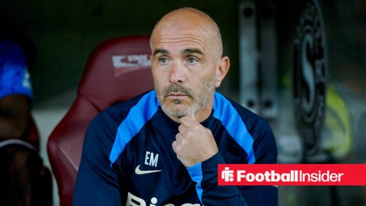 Enzo Maresca deep in thought