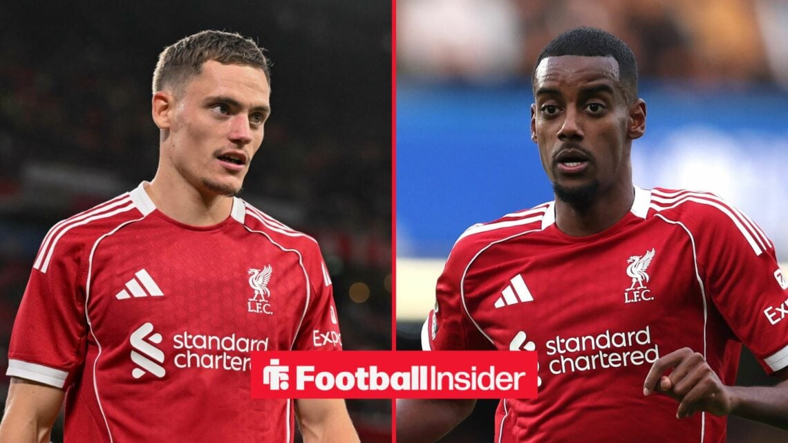 Florian Wirtz and Alexander Isak in action for Liverpool