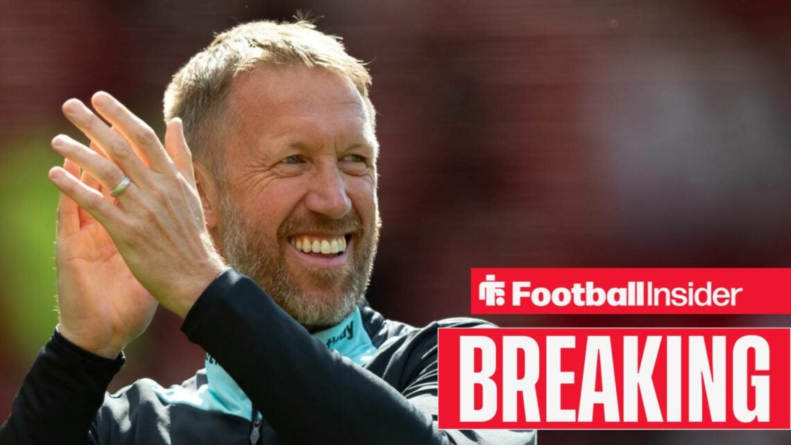 Graham Potter laughing and clapping