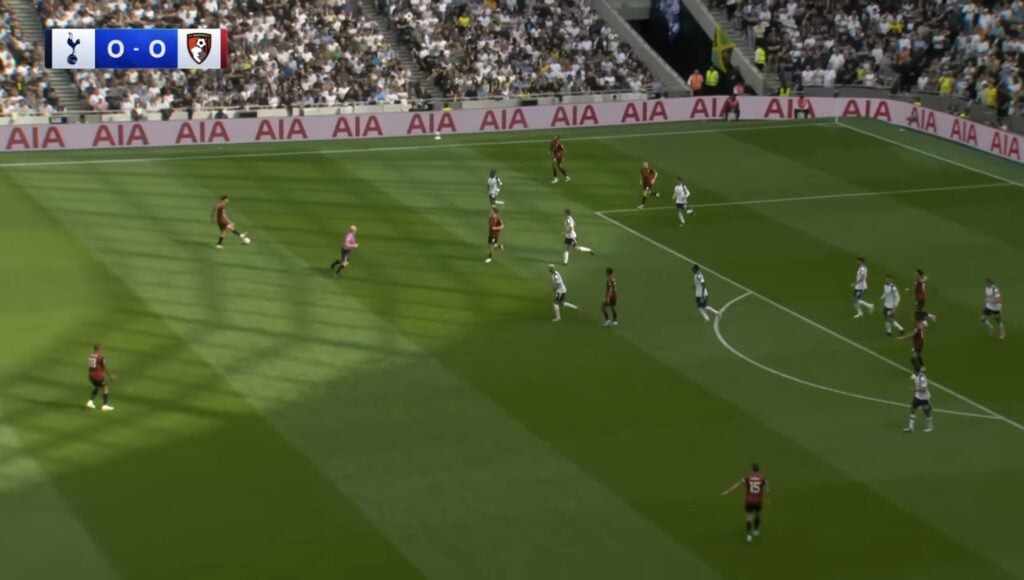 Evanilson goal vs Tottenham