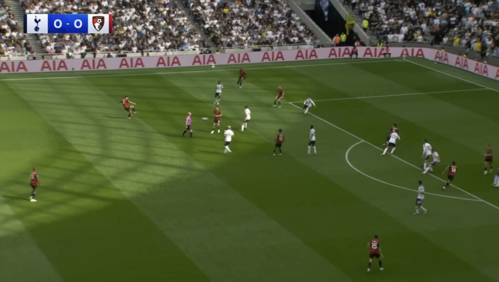 Evanilson goal vs Tottenham
