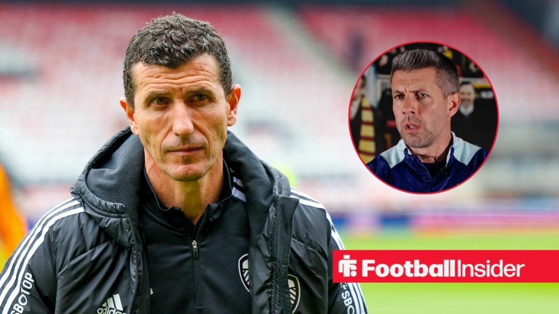 Javi Gracia as Leeds manager with Watford boss Paulo Pezzolano right inset