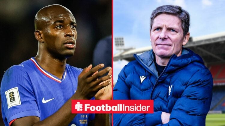 Jean-Philippe Mateta in action for France, with Oliver Glasner at Selhurst Park