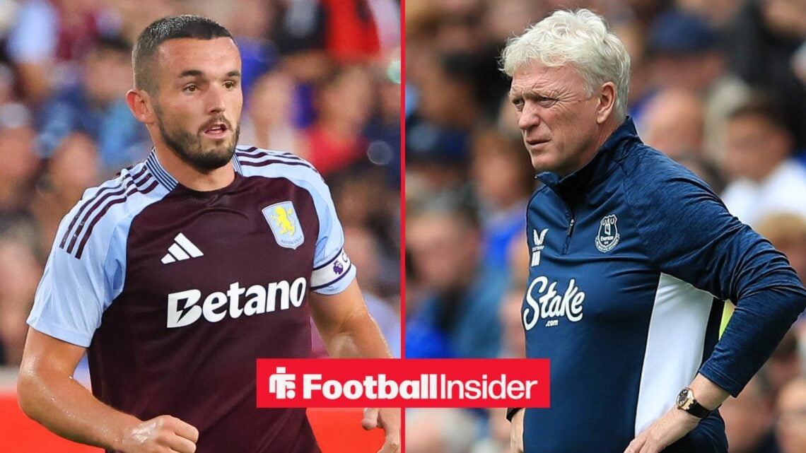John McGinn and David Moyes side-by-side