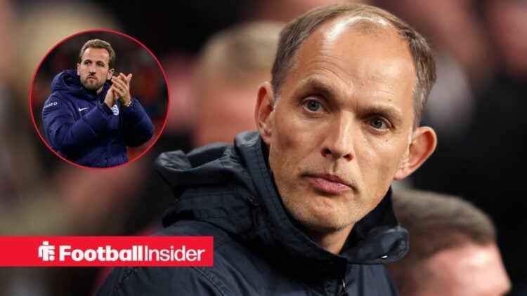 England manager Thomas Tuchel with Harry Kane inset