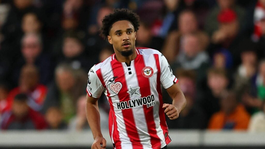 Kevin Schade in action for Brentford