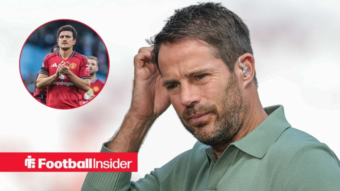 Jamie Redknapp with Harry Maguire inset