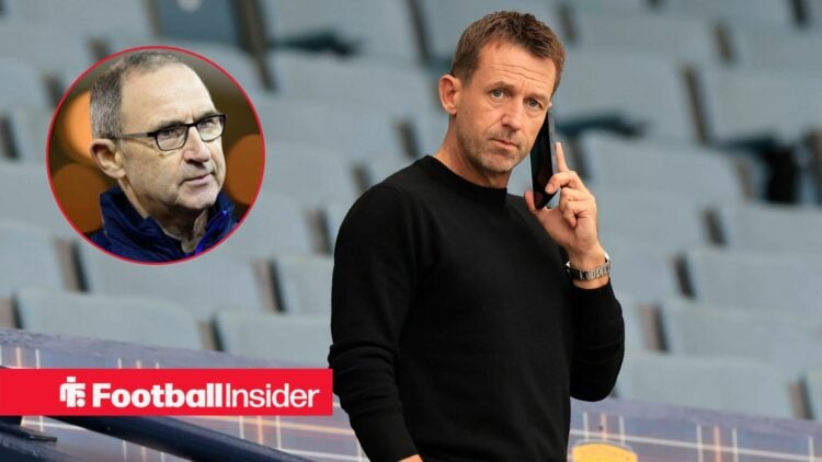 Neil McCann alongside a circular inset of Martin O'Neill