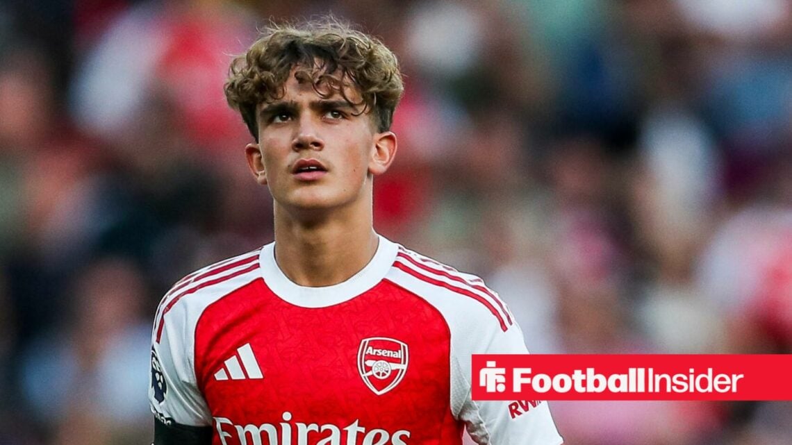 Arsenal midfielder Max Dowman