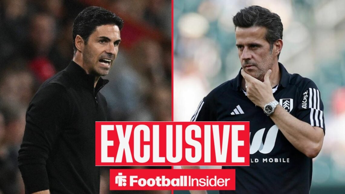Mikel Arteta and Marco Silva side-by-side, exclusive banner