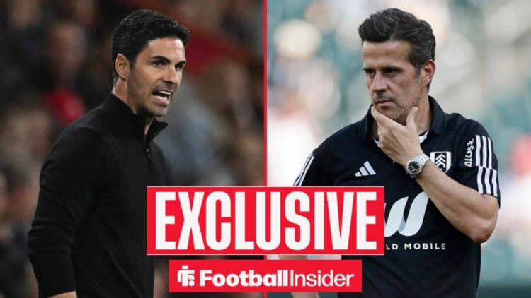 Mikel Arteta and Marco Silva side-by-side, exclusive banner