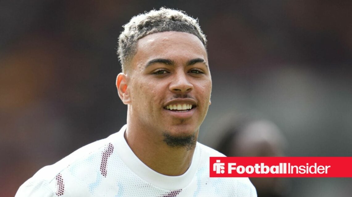 Aston Villa midfielder Morgan Rogers