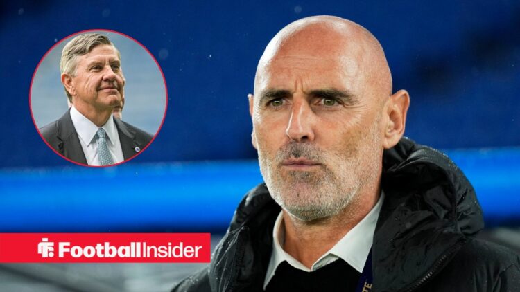 Kevin Muscat next to a circular inset of Andrew Cavenagh
