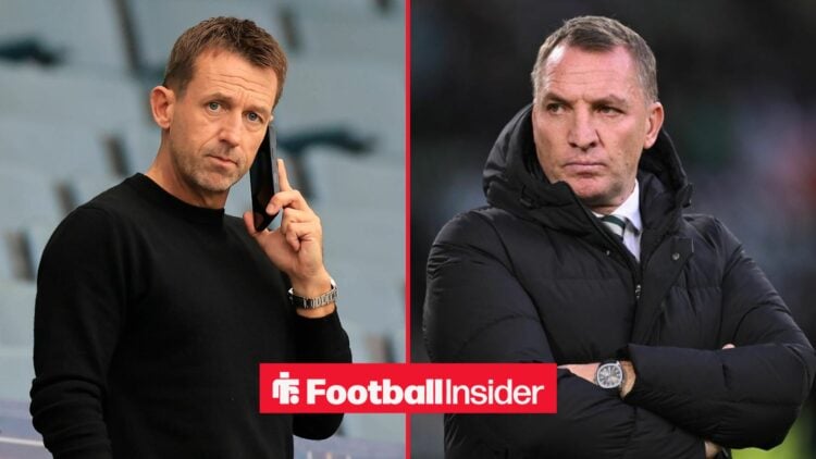 Neil McCann alongside Brendan Rodgers