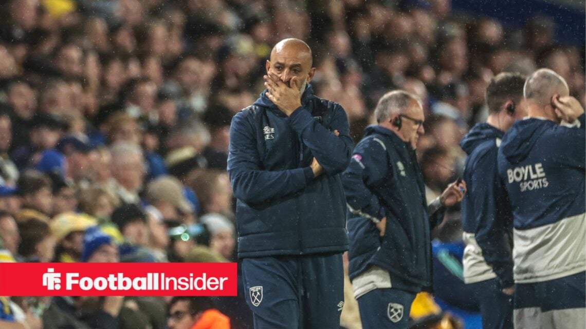 Nuno Espirito Santo with a hand on his mouth