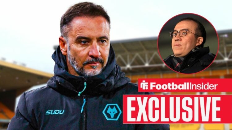 Vitor Pereira next to a circular inset of Jeff Shi