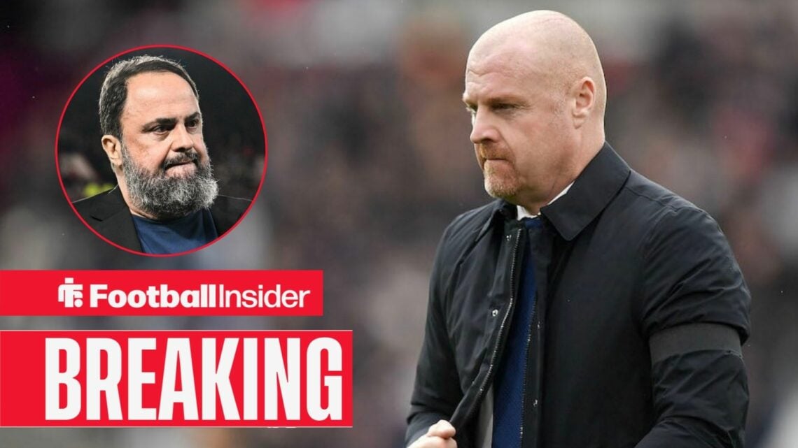 Sean Dyche, Evangelos Marinakis in a circular inset