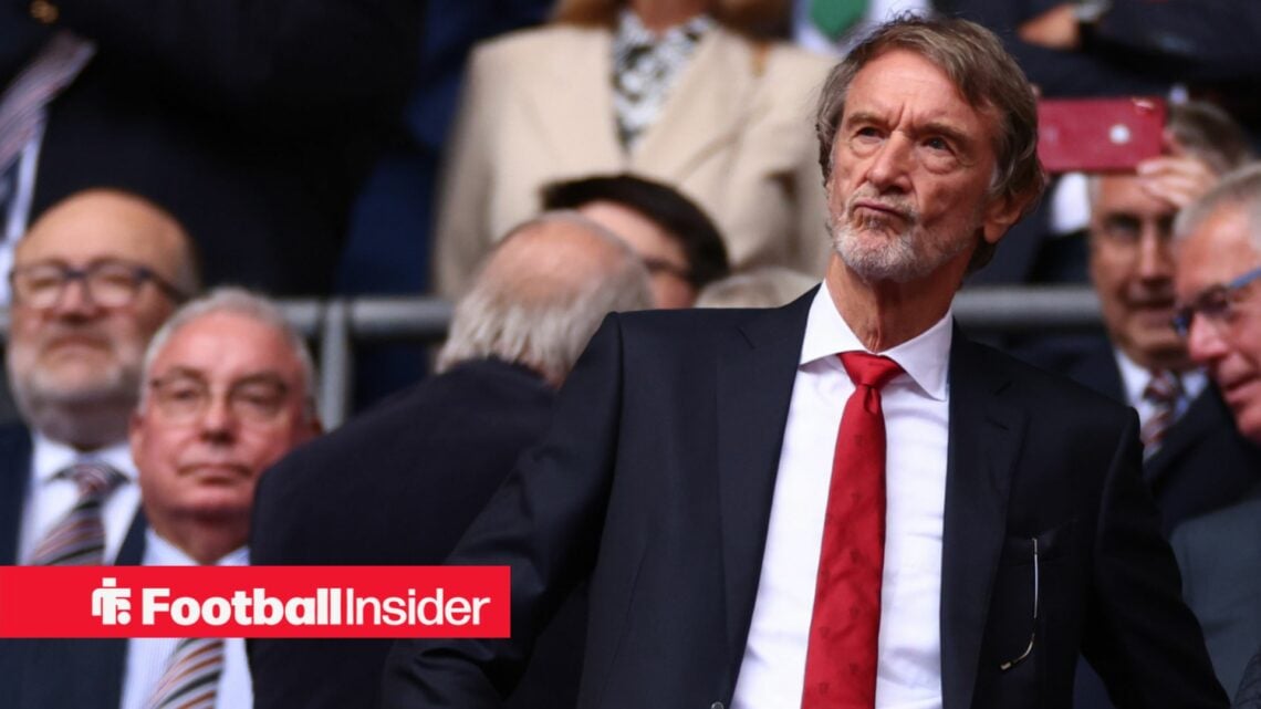 Man United owner Sir Jim Ratcliffe at Wembley Stadium