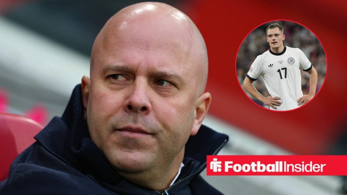 Liverpool boss Arne Slot with Florian Wirtz inset