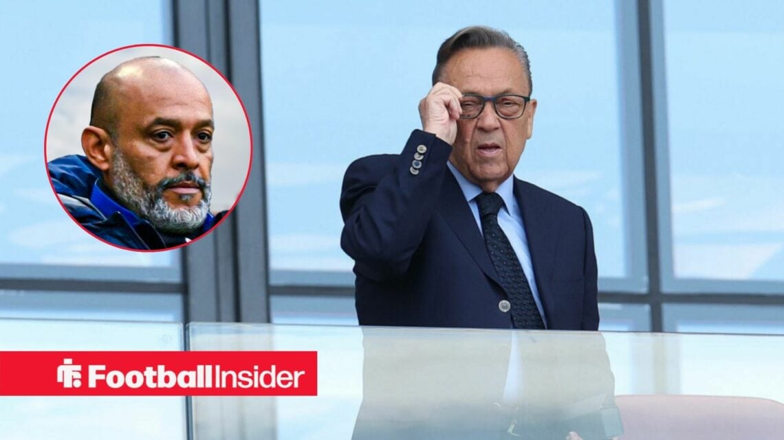 David Sullivan next to a circular inset of Nuno Espirito Santo