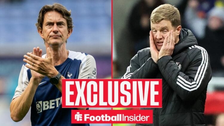 Thomas Frank and Eddie Howe side-by-side