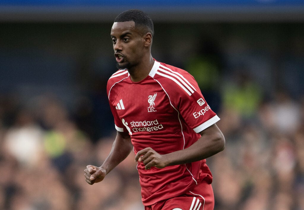 Alexander Isak in action for Liverpool