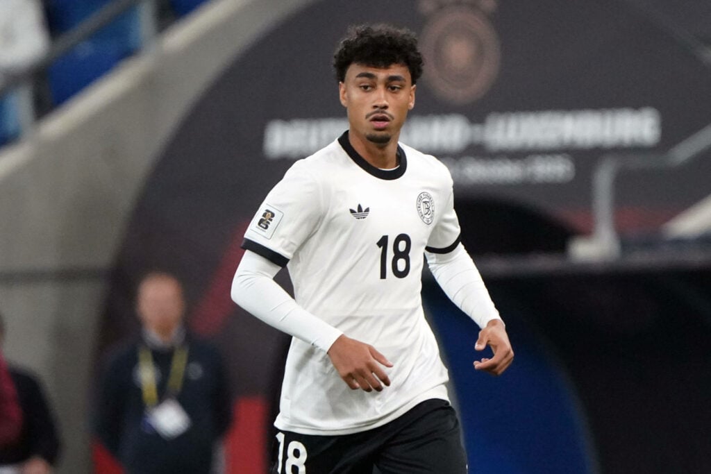 Nathaniel Brown in action for Germany