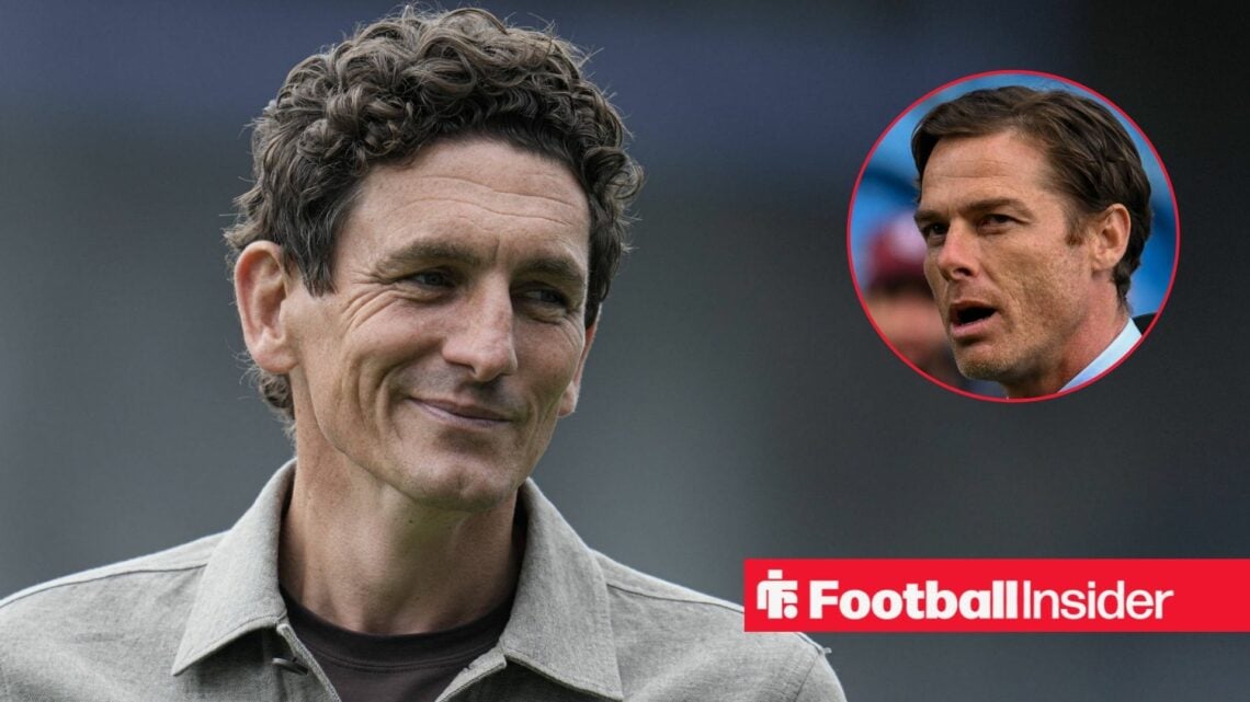Brentford manager Keith Andrews with Burnley manager Scott Parker inset
