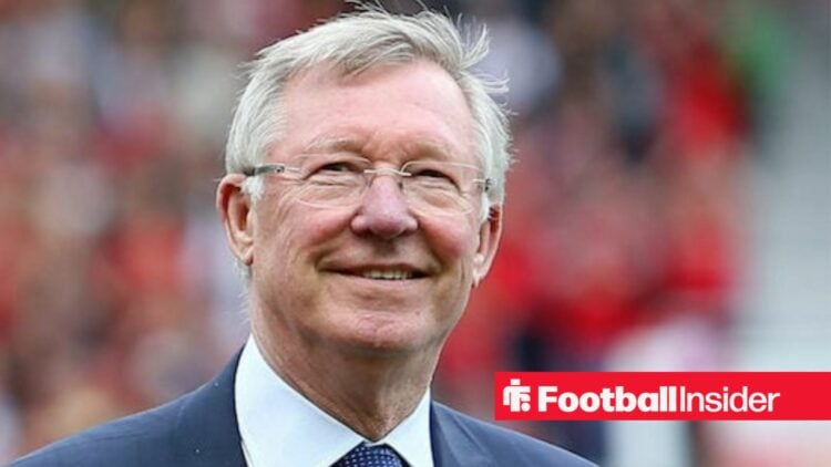 Former Manchester United manager Sir Alex Ferguson smiles