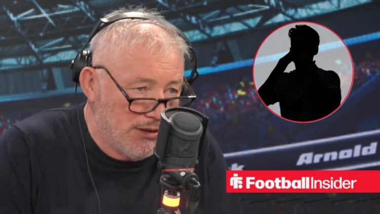 Ally McCoist on talkSPORT, Declan Rice's silhouette in a circular inset