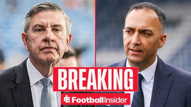 Andrew Cavenagh looking concerned alongside Paraag Marathe looking serious