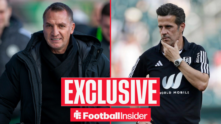 Brendan Rodgers alongside Marco Silva