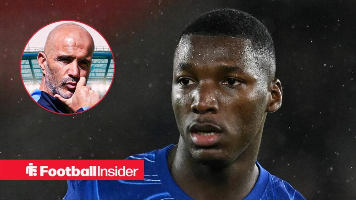 Moises Caicedo next to Enzo Maresca