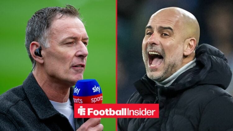 Chris Sutton and Pep Guardiola side-by-side