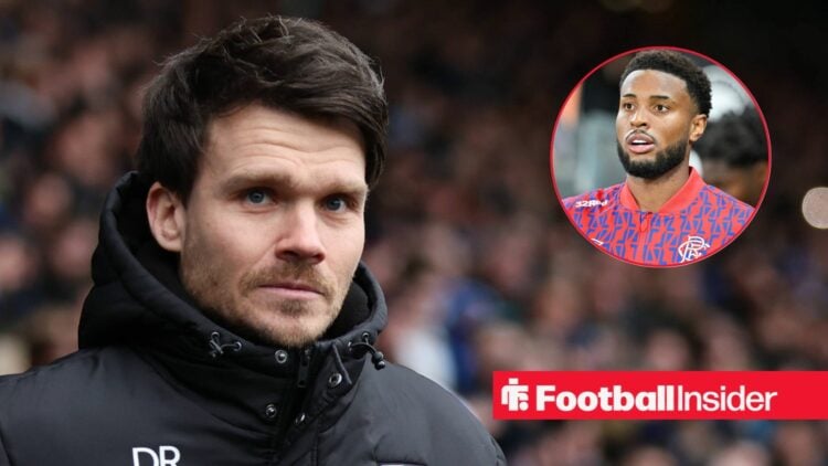 Danny Rohl on the touchlines, Youssef Chermiti in a circular inset