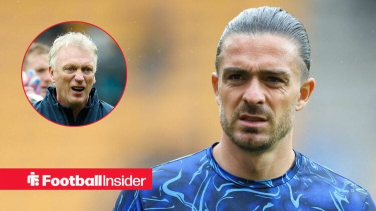 David Moyes roaring on the left with Jack Grealish focused for Everton on the right